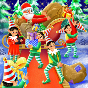 Справжнє Різдво живе в наших серцях.Листівки