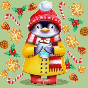 Бренд персонаж Арома Кава Стиль 2